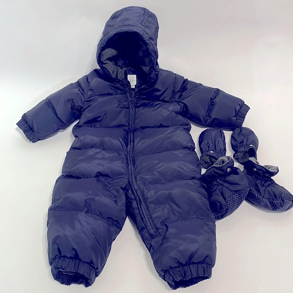 Gap Blue Snow Suit (12-18 months)